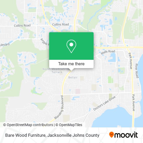 Bare Wood Furniture map