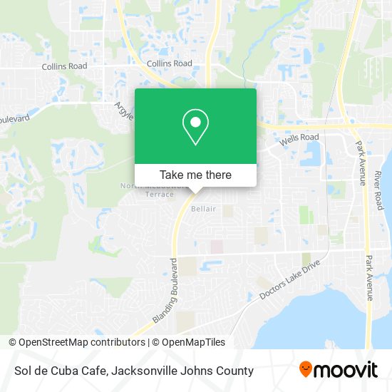 Sol de Cuba Cafe map