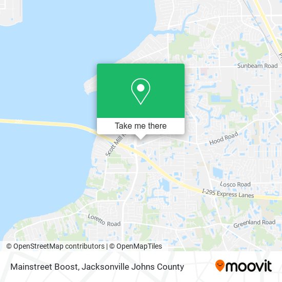 Mapa de Mainstreet Boost