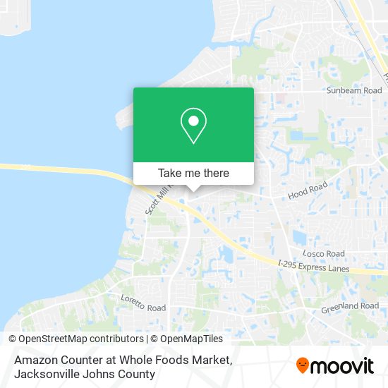 Amazon Counter at Whole Foods Market map