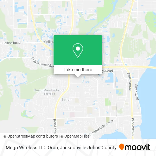 Mega Wireless LLC Oran map