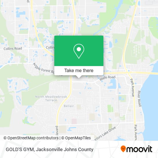 GOLD'S GYM map