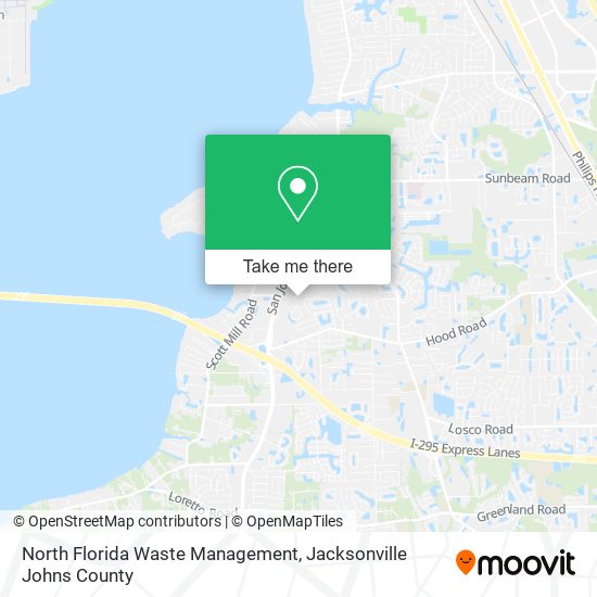 North Florida Waste Management map