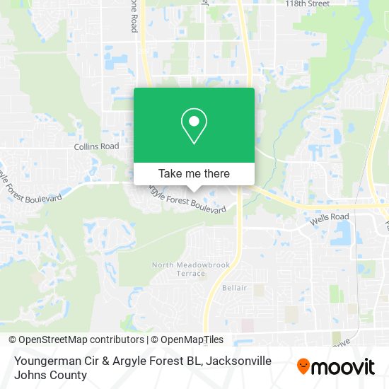 Youngerman Cir & Argyle Forest BL map