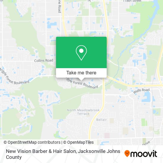 Mapa de New Vision Barber & Hair Salon