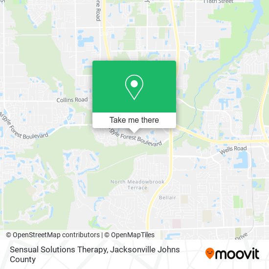 Sensual Solutions Therapy map