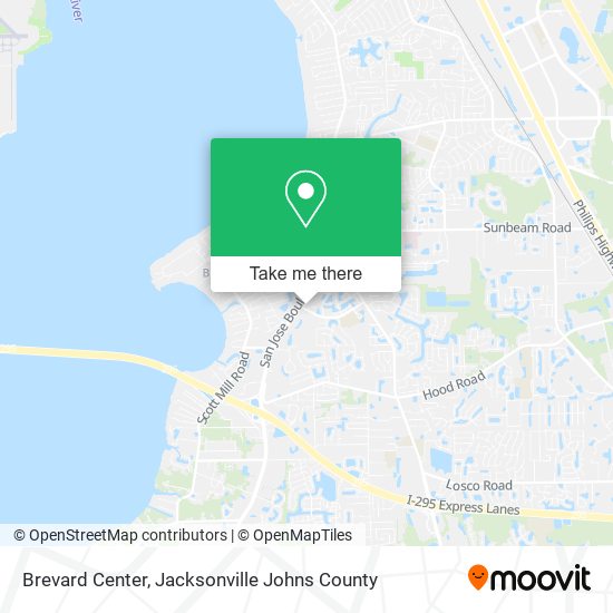 Mapa de Brevard Center