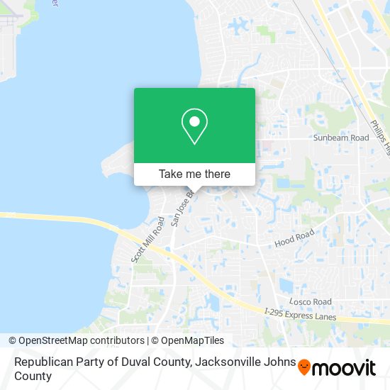 Mapa de Republican Party of Duval County
