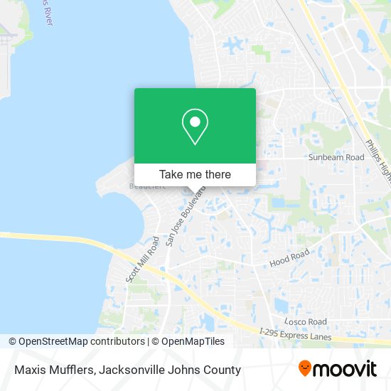 Mapa de Maxis Mufflers