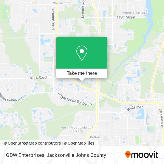 Mapa de GDW Enterprises
