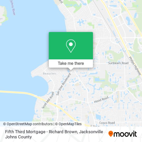 Fifth Third Mortgage - Richard Brown map