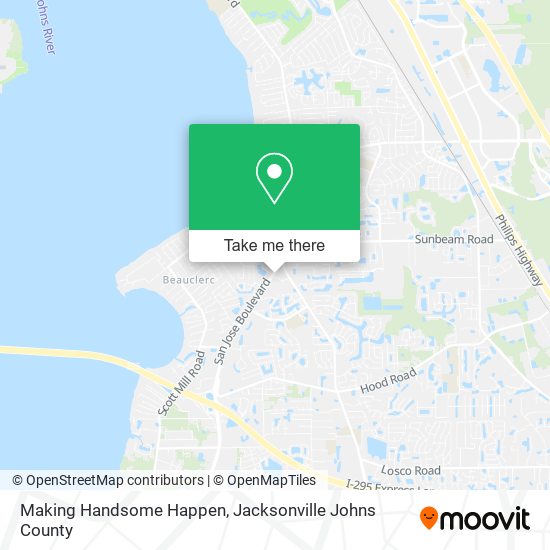 Making Handsome Happen map