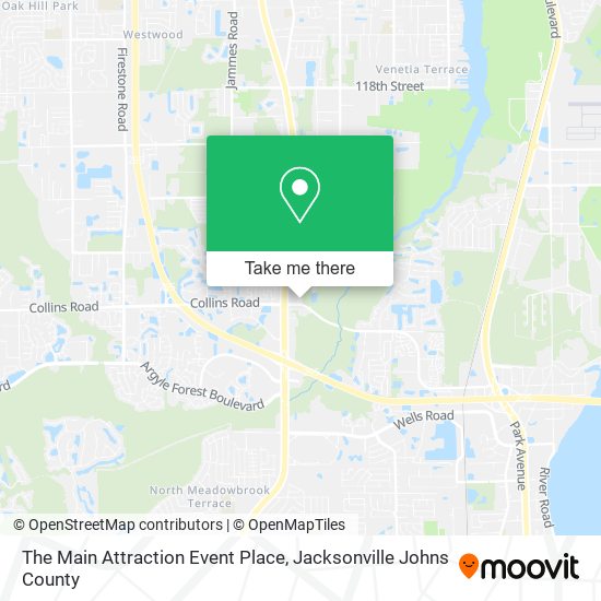 Mapa de The Main Attraction Event Place