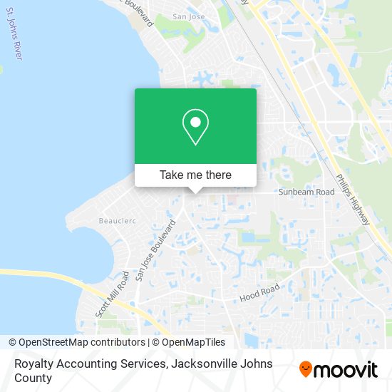 Mapa de Royalty Accounting Services