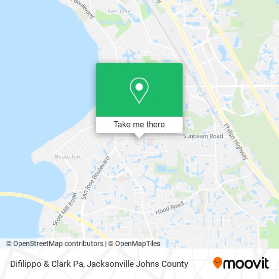 Mapa de Difilippo & Clark Pa