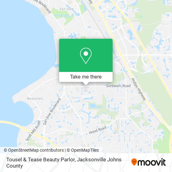 Tousel & Tease Beauty Parlor map