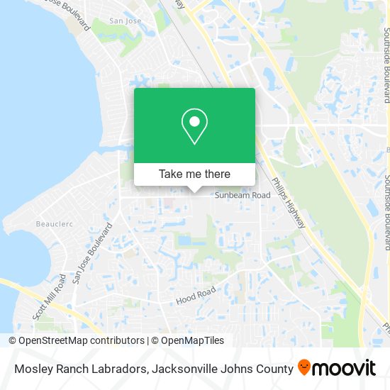 Mosley Ranch Labradors map