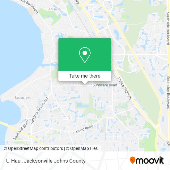U-Haul map