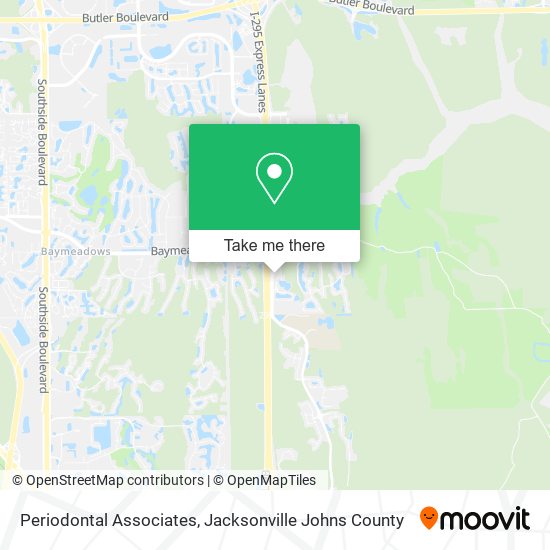 Periodontal Associates map