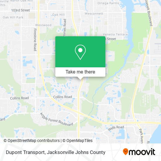 Dupont Transport map