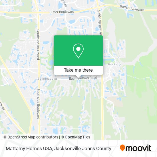 Mapa de Mattamy Homes USA