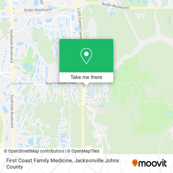Mapa de First Coast Family Medicine