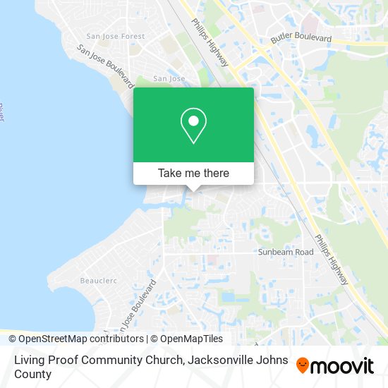 Living Proof Community Church map