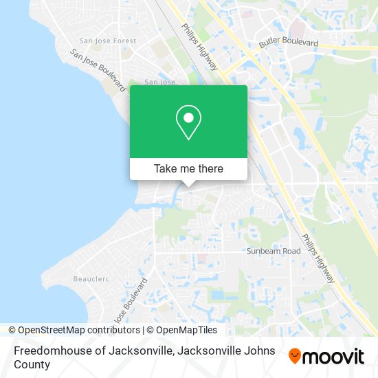 Mapa de Freedomhouse of Jacksonville