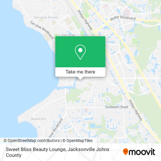 Mapa de Sweet Bliss Beauty Lounge