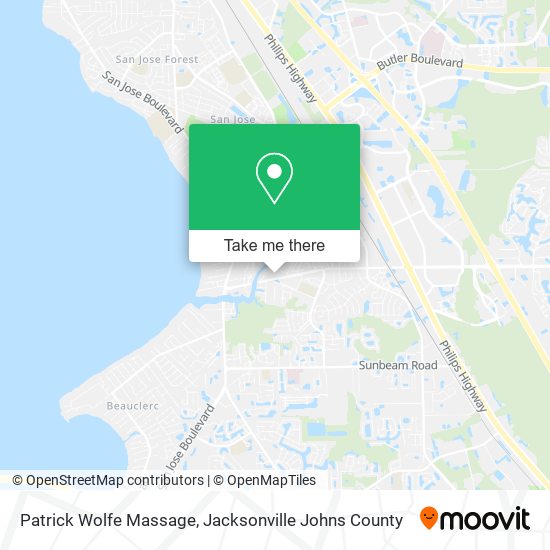 Patrick Wolfe Massage map