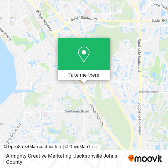 Mapa de Almighty Creative Marketing