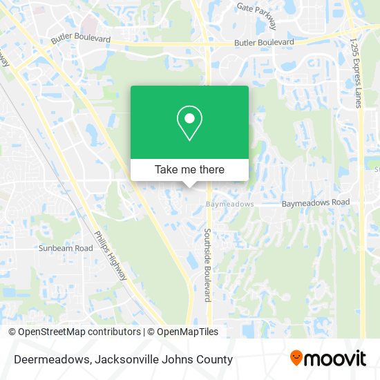 Mapa de Deermeadows