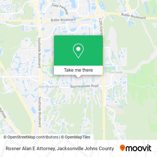 Mapa de Rosner Alan E Attorney