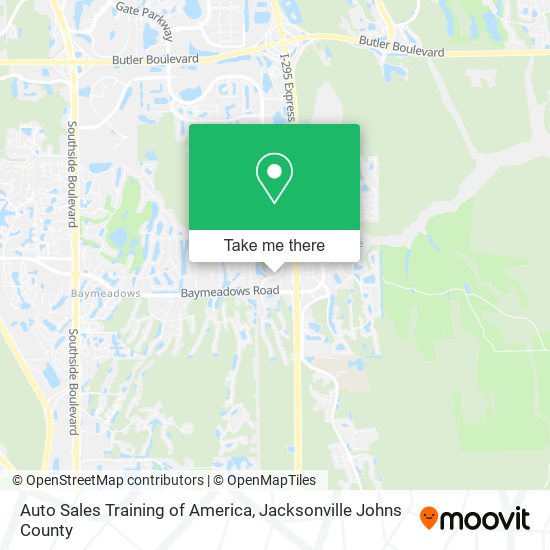 Mapa de Auto Sales Training of America