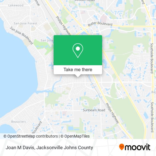 Mapa de Joan M Davis