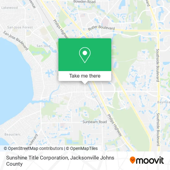 Sunshine Title Corporation map