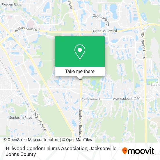 Hillwood Condominiums Association map