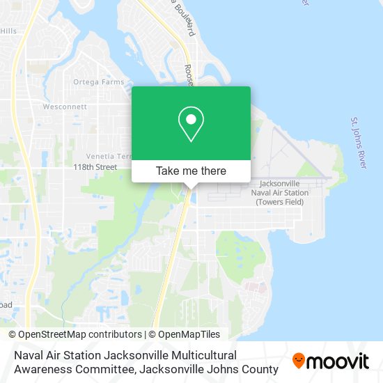 Mapa de Naval Air Station Jacksonville Multicultural Awareness Committee