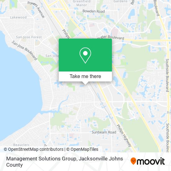Mapa de Management Solutions Group