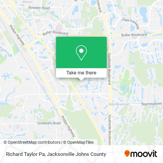 Richard Taylor Pa map