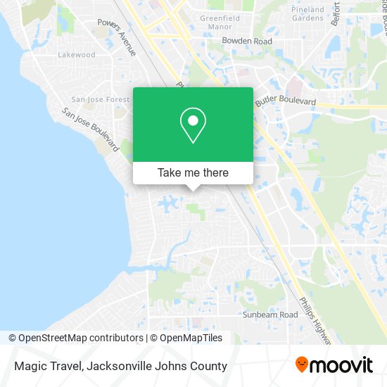 Magic Travel map
