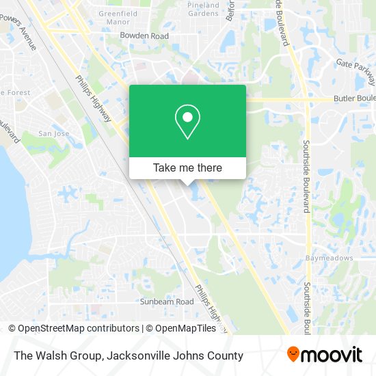 Mapa de The Walsh Group