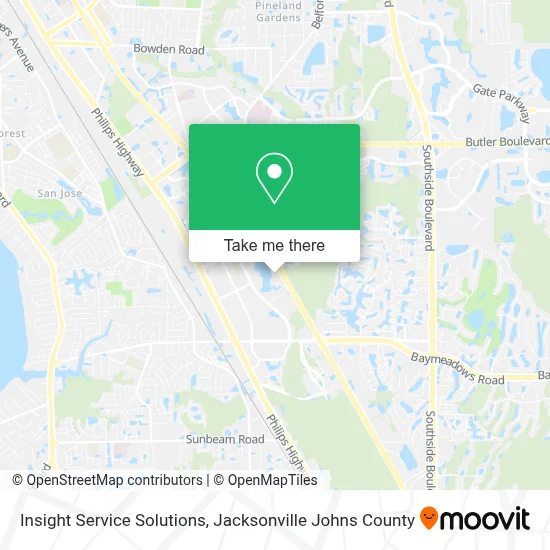 Insight Service Solutions map