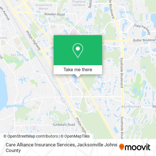 Care Alliance Insurance Services map