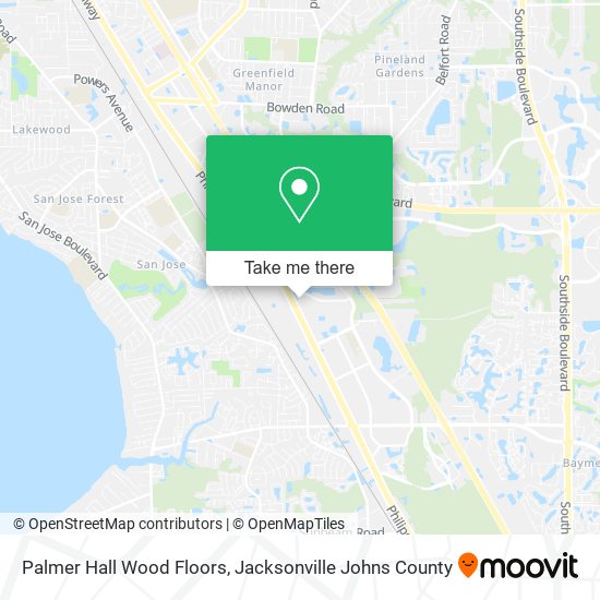 Palmer Hall Wood Floors map