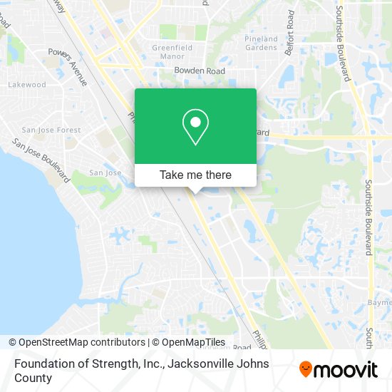 Foundation of Strength, Inc. map