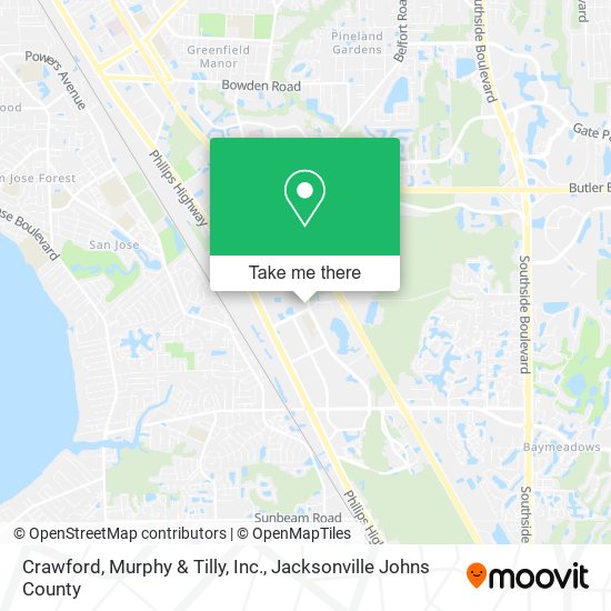 Crawford, Murphy & Tilly, Inc. map