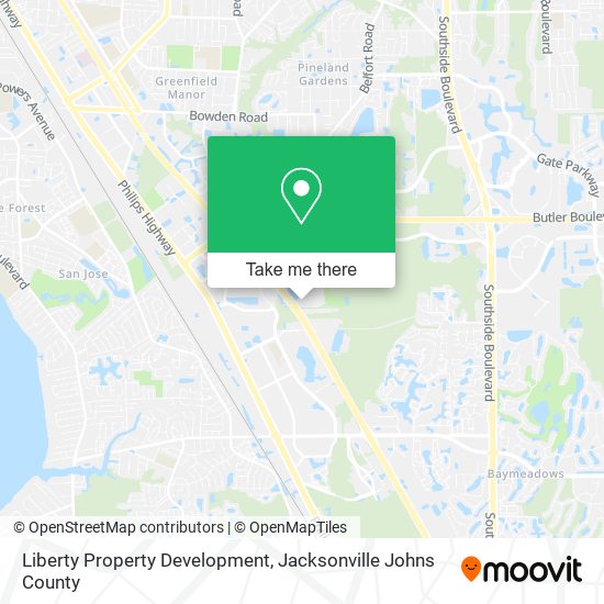 Liberty Property Development map