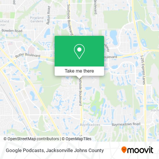 Google Podcasts map