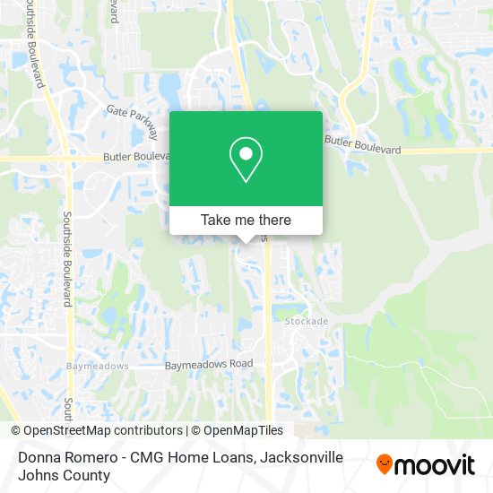Mapa de Donna Romero - CMG Home Loans